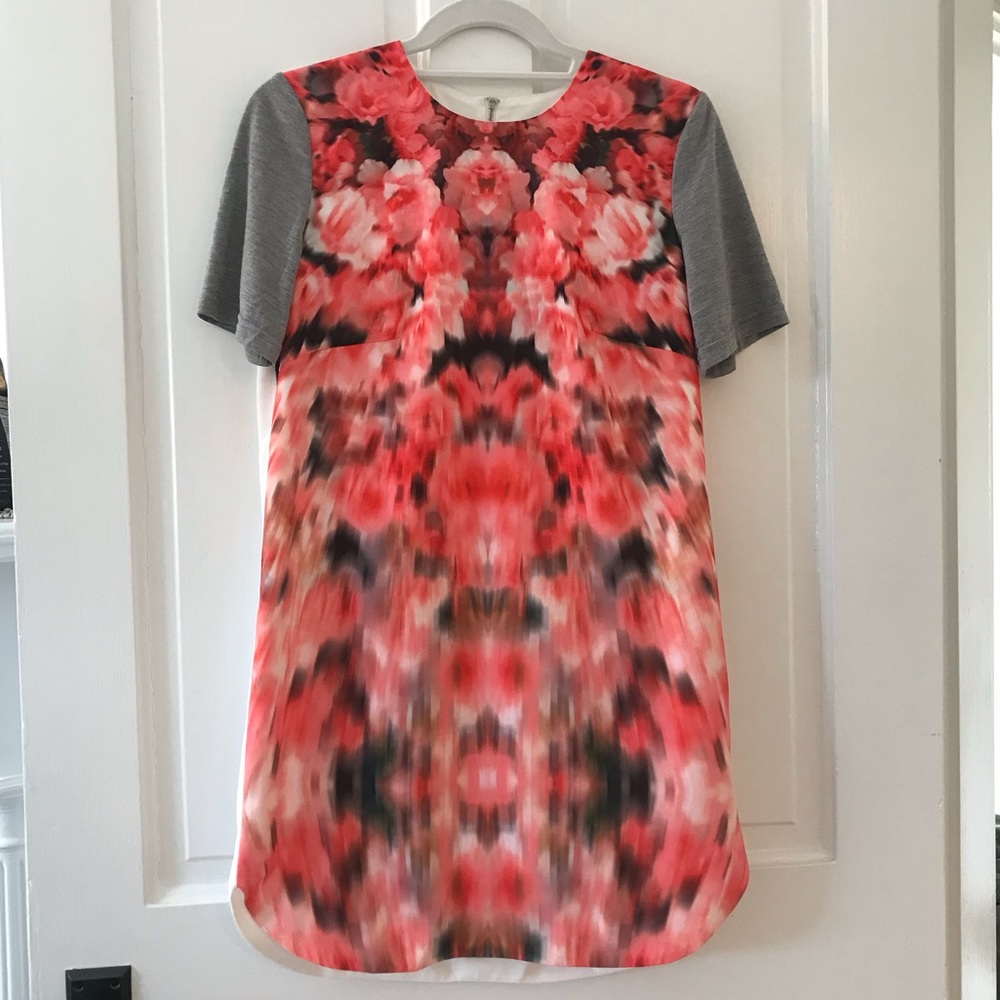 Floral shift dress